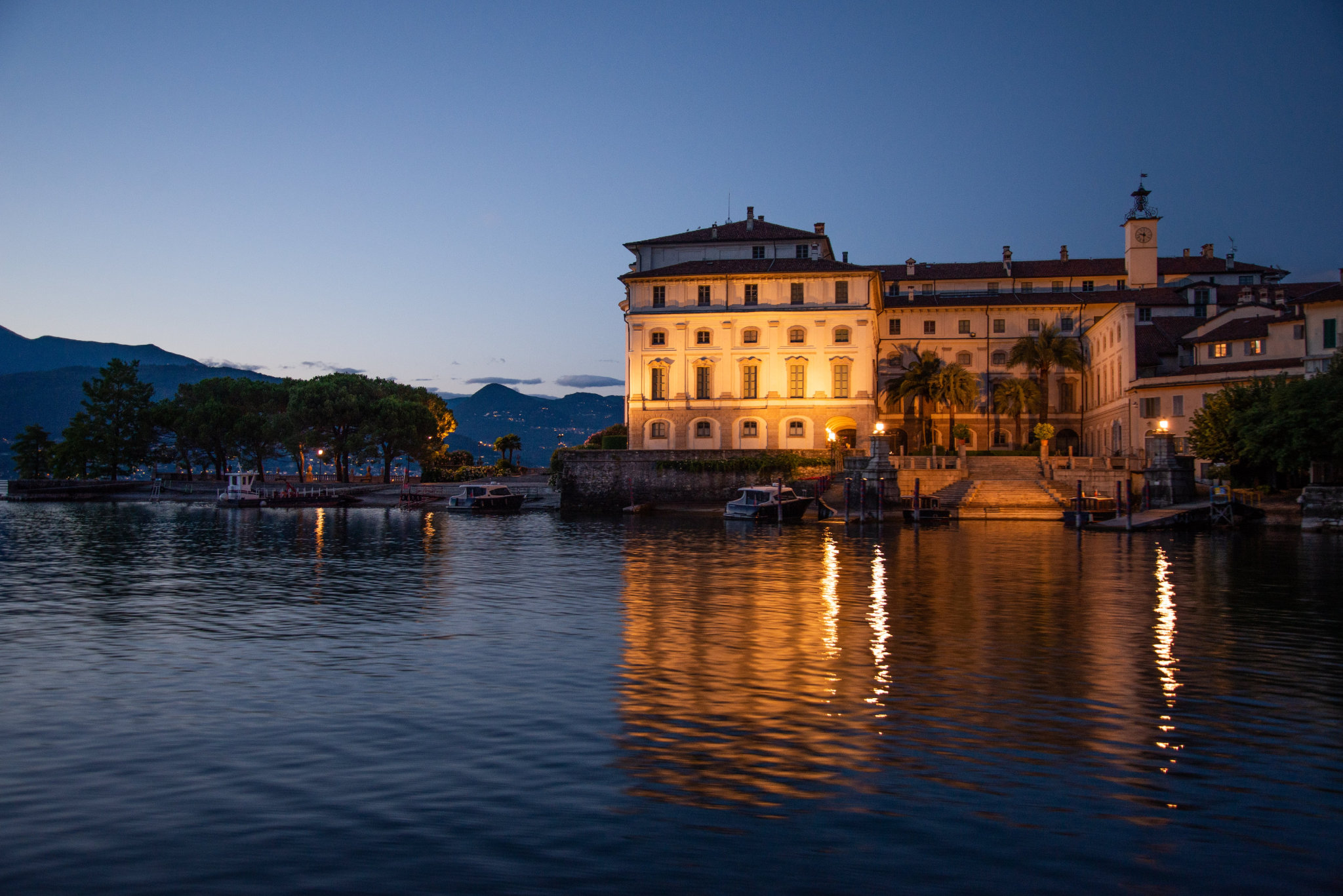 Regina Palace Hotel overlooking Lake Maggiore in Stresa